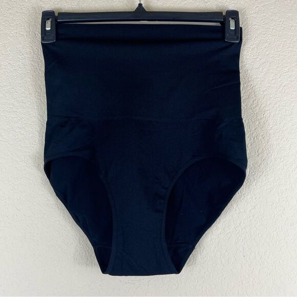 Shape by Cacique ultra high waisted shapewear black underwear briefs size 14/16 - Picture 1 of 4